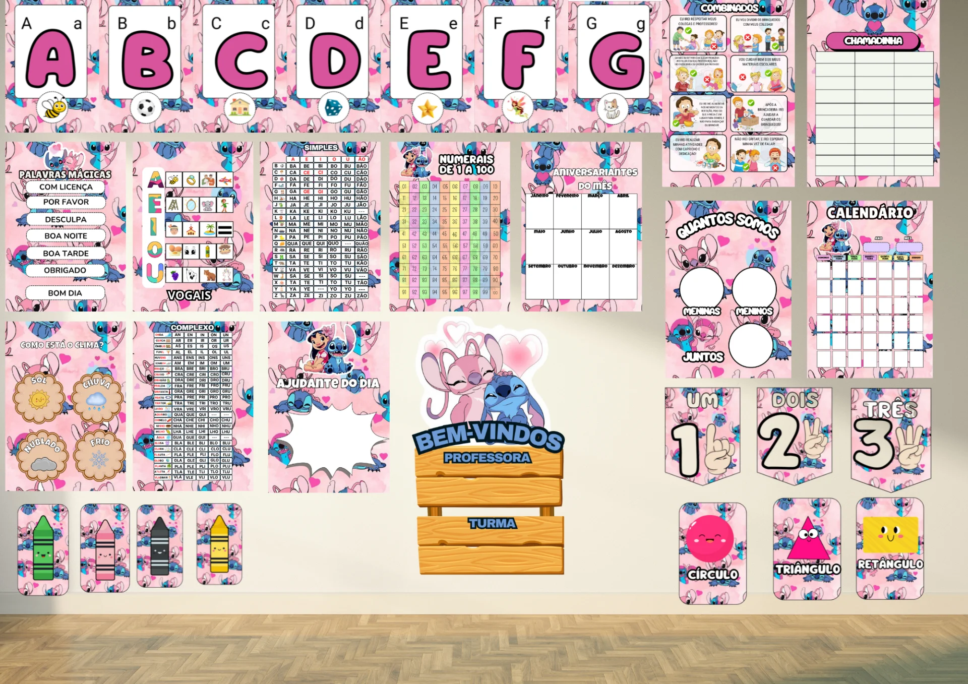 Kit Sala Stitch e Angel