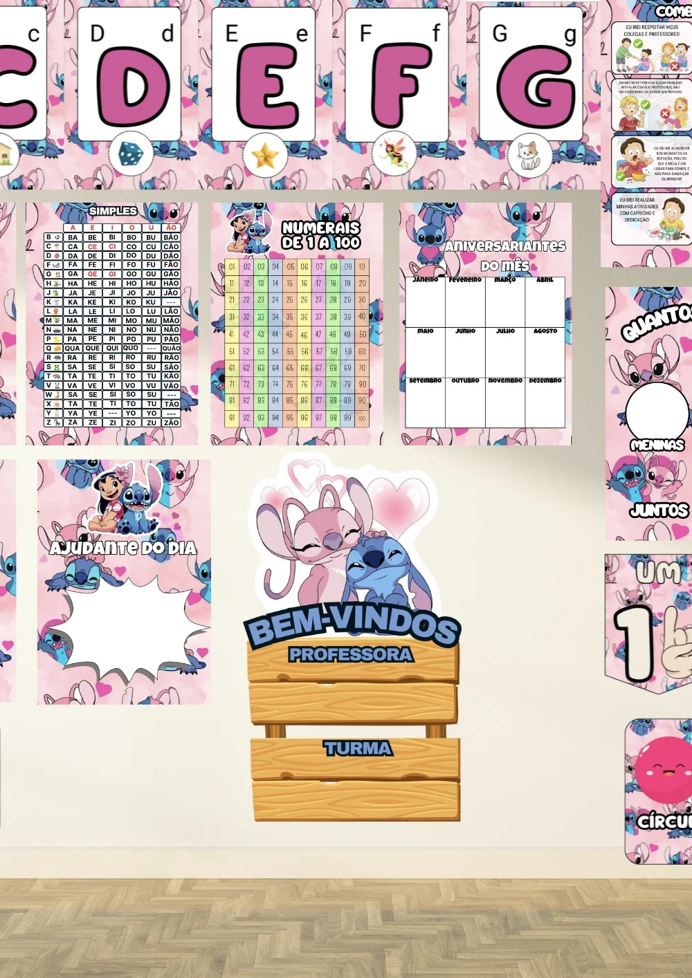 Kit Sala Stitch e Angel - Imagem 2