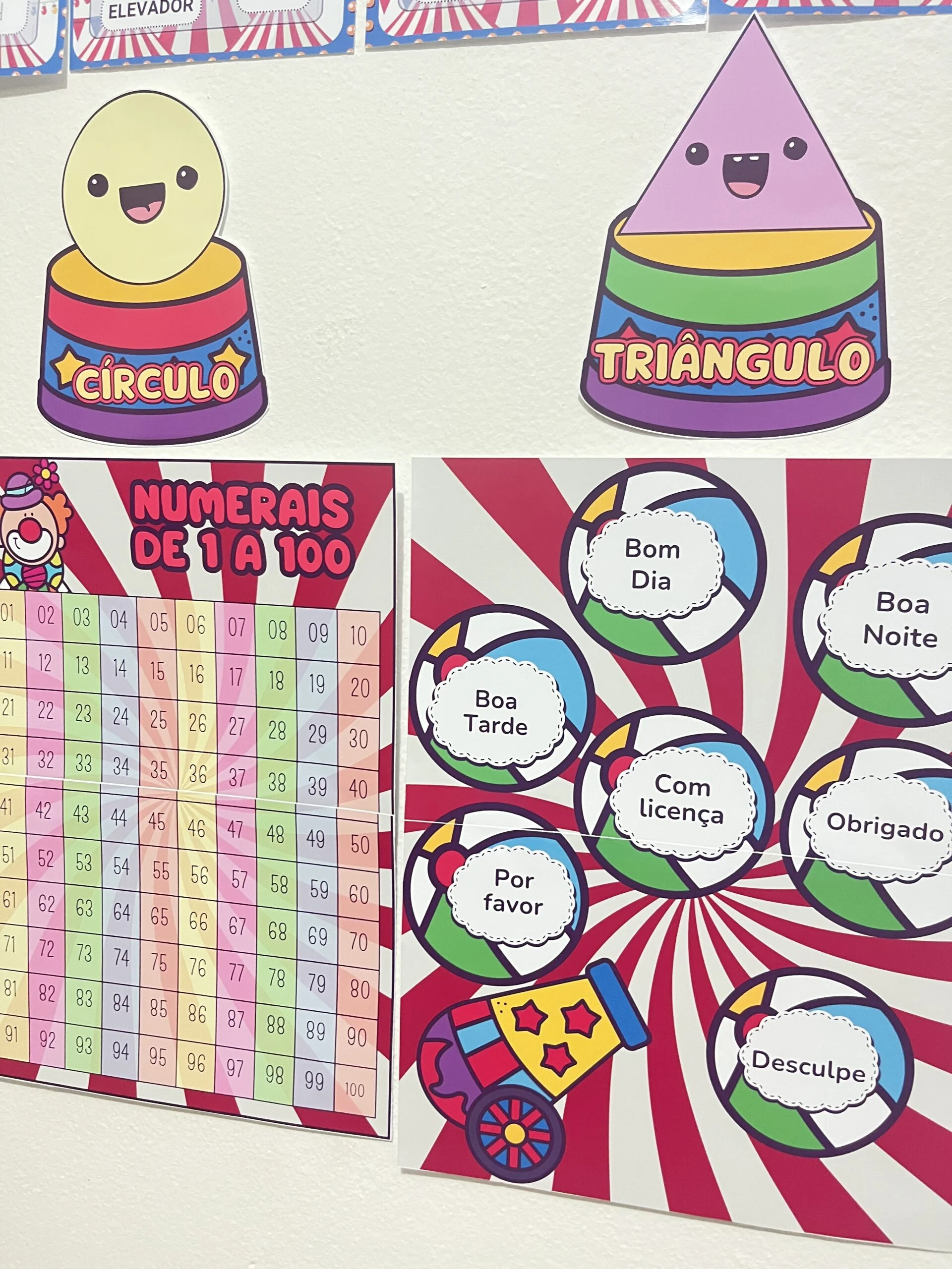 Kit Sala Tema Circo Mágico - Imagem 2